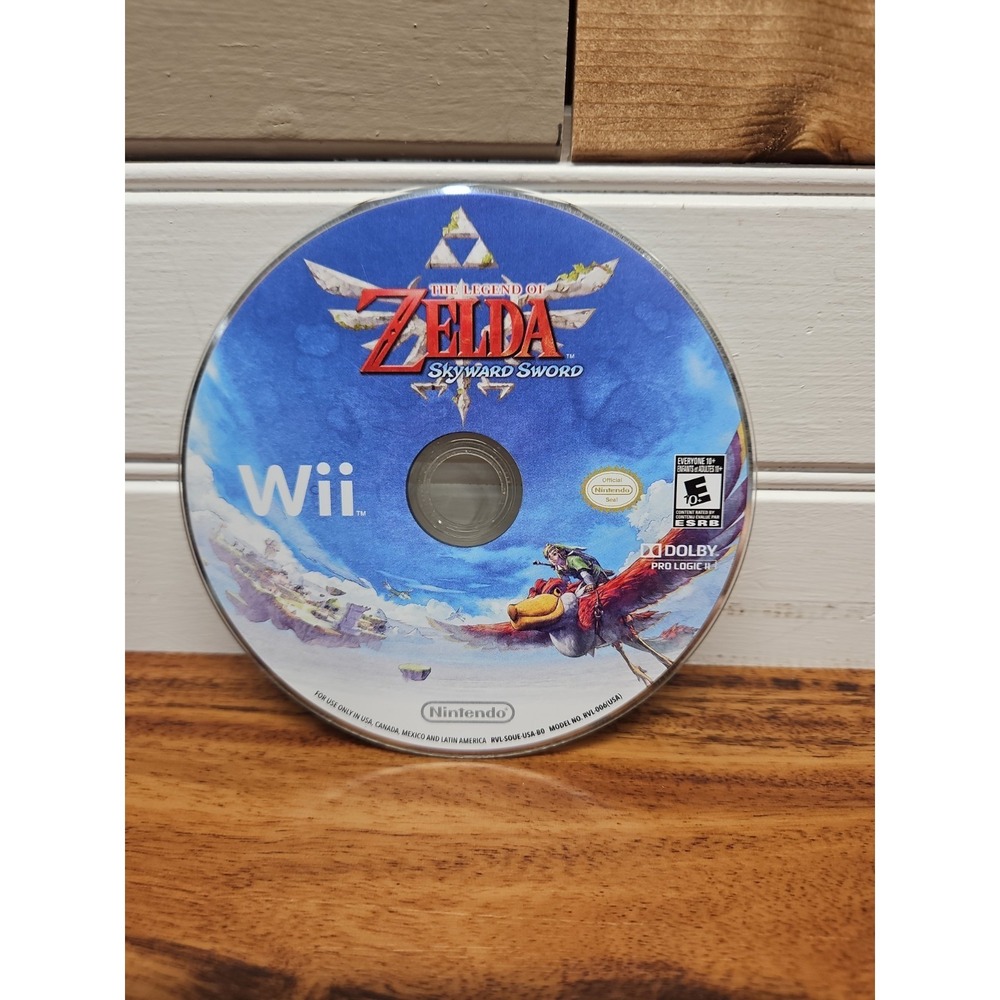 The Legend of Zelda: Skyward Sword Nintendo Wii Game No Box Game Only